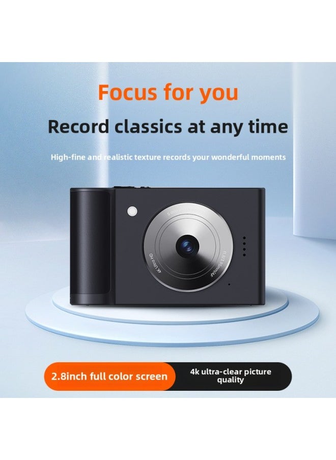 Generic HD Card Digital Camera Retro Trendy Student Travel Portable Photo Video Camera-Body Color:White  - Image 2