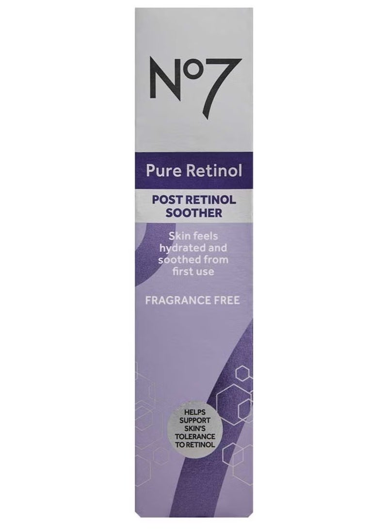 بوتس نو.7 كريم مهدئ للوجه من No7 Pure Retinol Post Retinol Soother - يساعد على تحمل البشرة للريتينول - 50 مل - Image 1