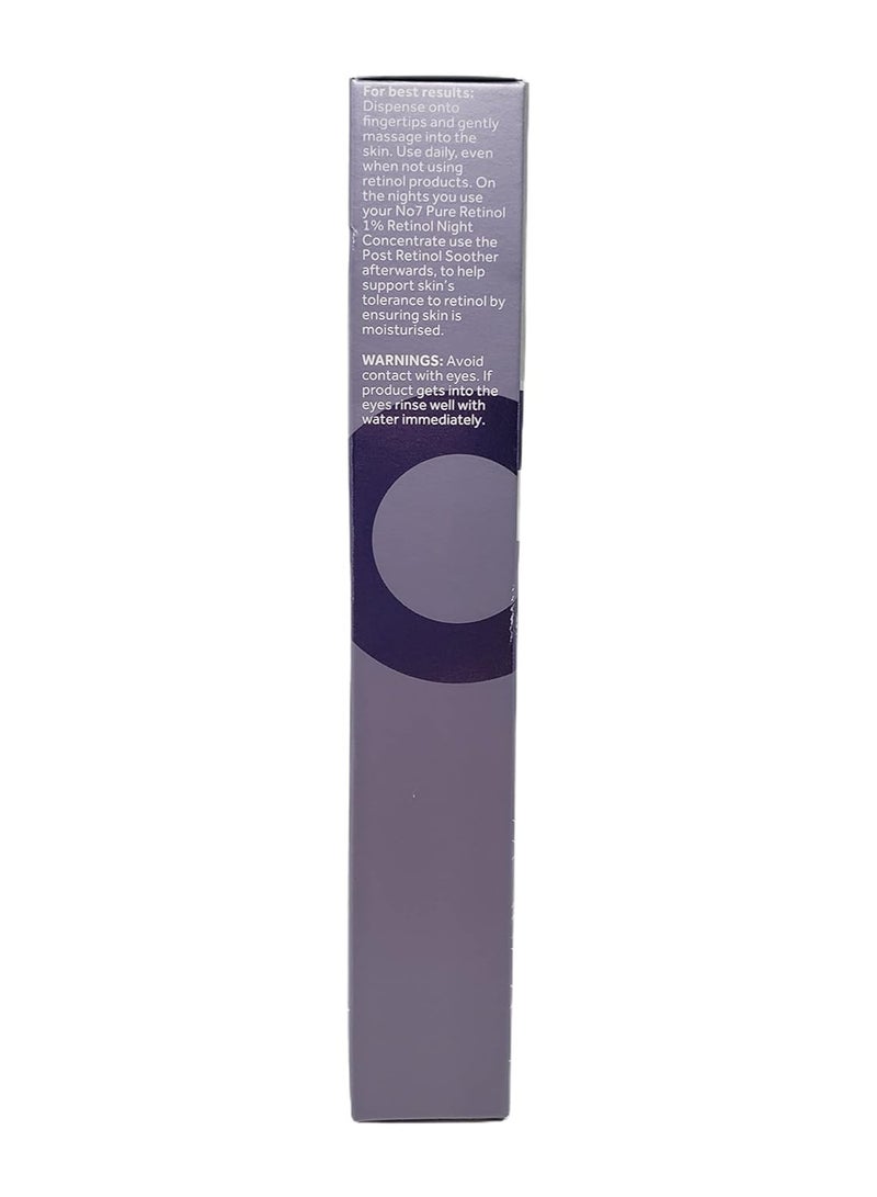 بوتس نو.7 كريم مهدئ للوجه من No7 Pure Retinol Post Retinol Soother - يساعد على تحمل البشرة للريتينول - 50 مل - Image 3