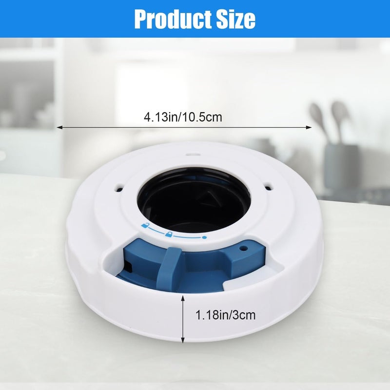 GreeSuit NC701 Dispense Lid For Ninja NC700 NC701 Series Ice Cream Swirl Press Assembly And Soft Serve Makers, Replacement Cover Lid - White - Image 3