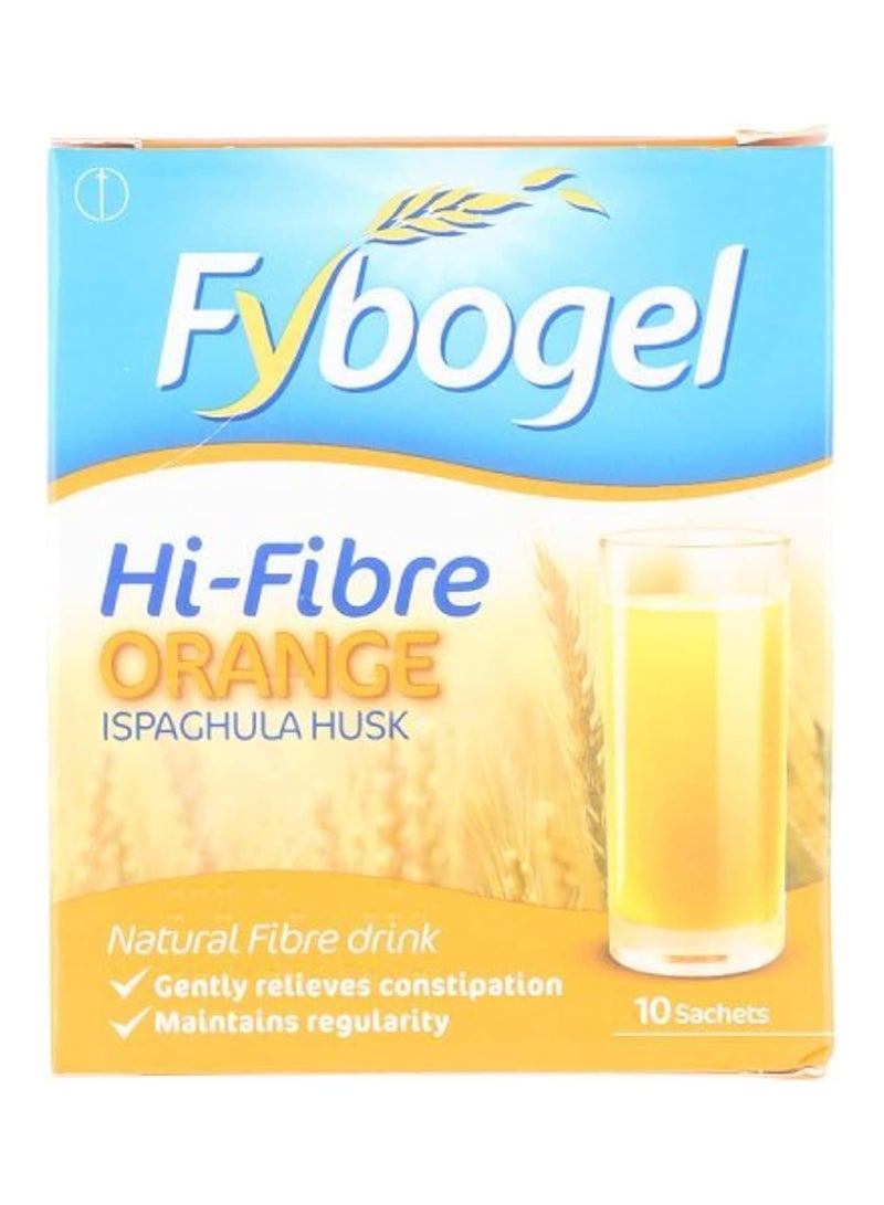 Fybogel Hi-Fibre Orange Drink Ispaghula Husk  - Image 1