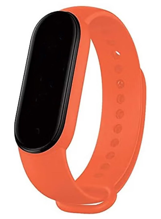 VITION حزام ساعة بديل من السيليكون لساعة مي باند 5/6 من شاومي