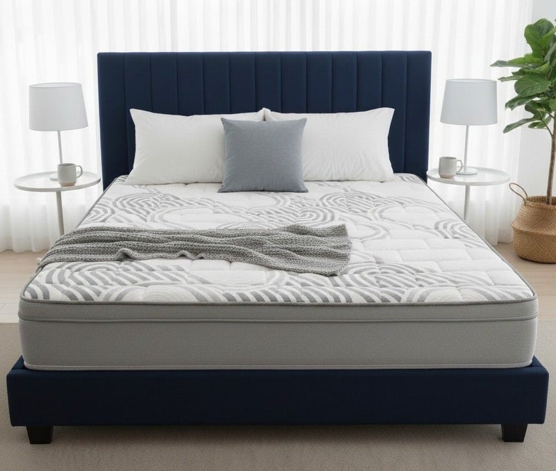 ريكسال هوم مرتبة Rexal Home Euro Milano بارتفاع 20 سم بنوابض جيبية (Pocket Spring) مع تقنية Mega Foam – تخفيف الضغط وعزل الحركة، مقاس 190 × 160 سم (Queen) - Image 1