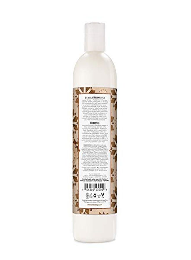 Nubian Heritage Body Lotion For Dry Skin, Raw Shea Butter, Paraben Free Body Lotion, White, 13 Fl Oz (Pack Of 1) - Image 2