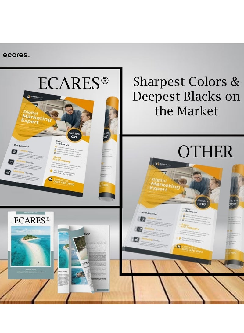 ECARES® 054 Compatible Toner Cartridge 054 (3022C001)Magenta 1 Pack Color image CLASS MF641Cdw, MF642Cdw, MF644Cdw, LBP622Cdw Laser Printers - Image 2