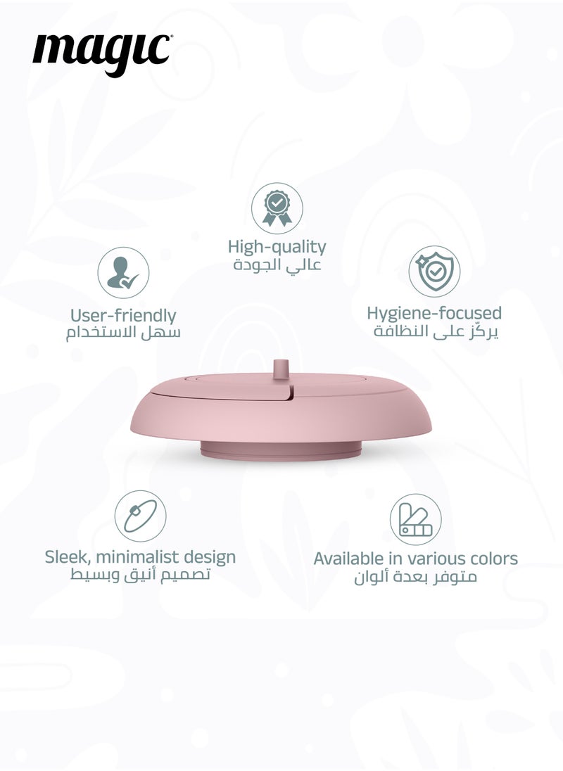 Magic Heka Toilet Waste Lid | Odourless & Telescopic | Fits Heka Diaper Pail | Easy to Use & Clean | 100% Odourless | Eco-friendly & Durable | No Refill Cost | White | 21 x 21 x 10 CM  - Image 3