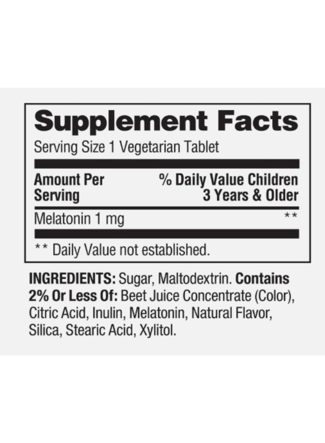 سبرينج فالي getarian Melatonin Gummies for Kids, Sleep Support, 60 Ct - Image 3