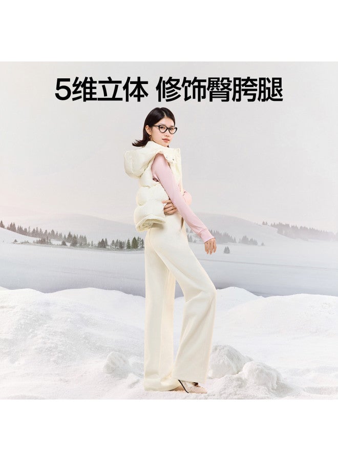 SIINSIIN Curved Knife Joggers Fleece Pants Women'S Winter 25 New Fashion Straight Leg Banana Pants Loose Sports Casual Pants - Image 3