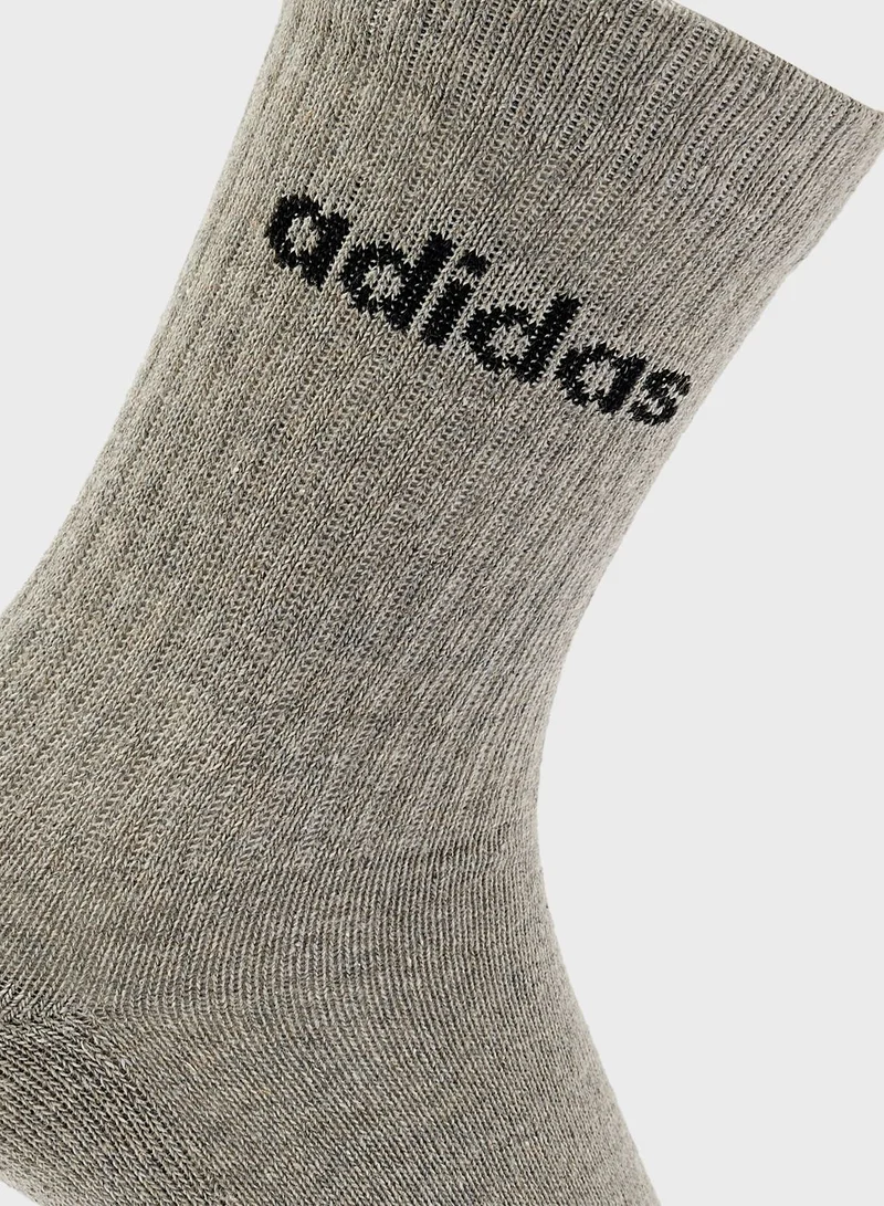 Adidas 3 Pack Crew Socks