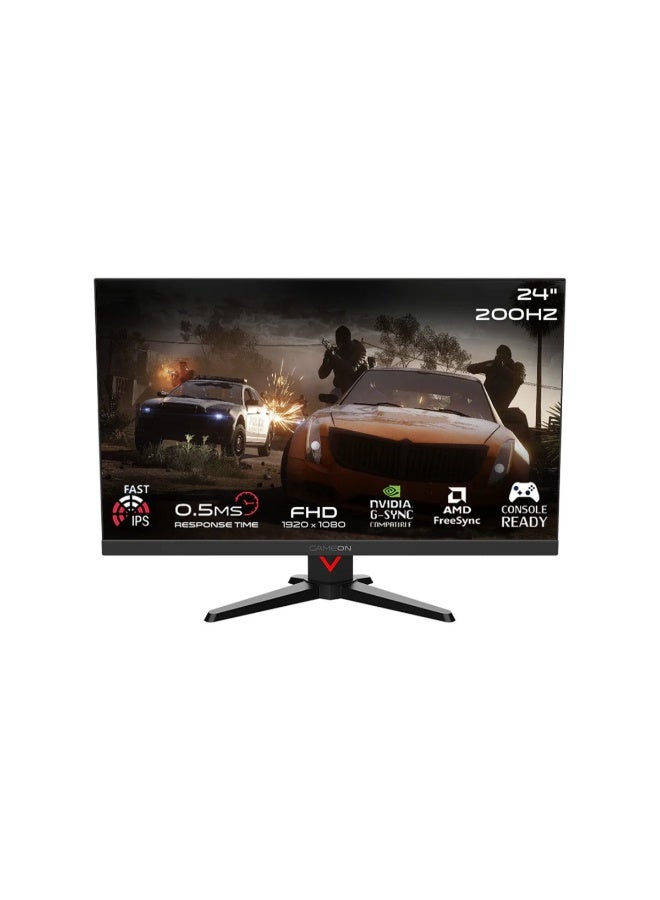GAMEON Gaming PC with Core i5-12400F Processor/16GB RAM DDR4/1TB SSD/Nvidia GeForce RTX 3050 Graphics + 24 Inch Monitor 180Hz Display With RGB Keyboard, Mouse, Headset & Mousepad Black - Image 4