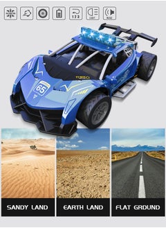 GROIC Remote Control Car,High Speed RC Car Scale Race Car Supercar Vehicle with Spray Steam,LED Light,RC Racing Car  - Image 2