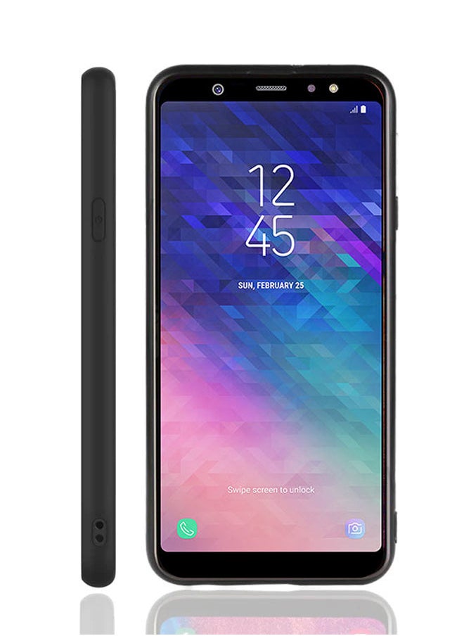 Tolwak - Samsung Galaxy A6 Plus (2018) Protective Case Cover No Bad Vibes Stickers - Image 1