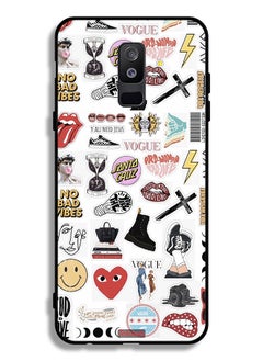 Samsung Galaxy A6 Plus (2018) Protective Case Cover No Bad Vibes Stickers