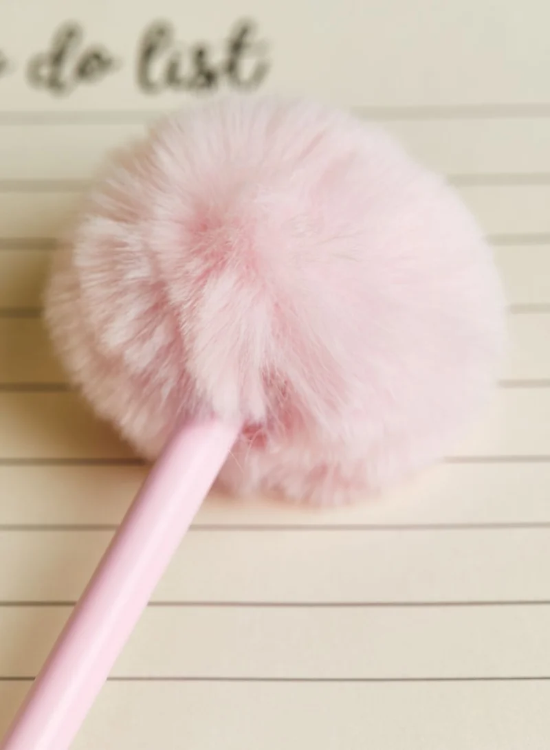 Back to school kit Pink Pom Pom Pen