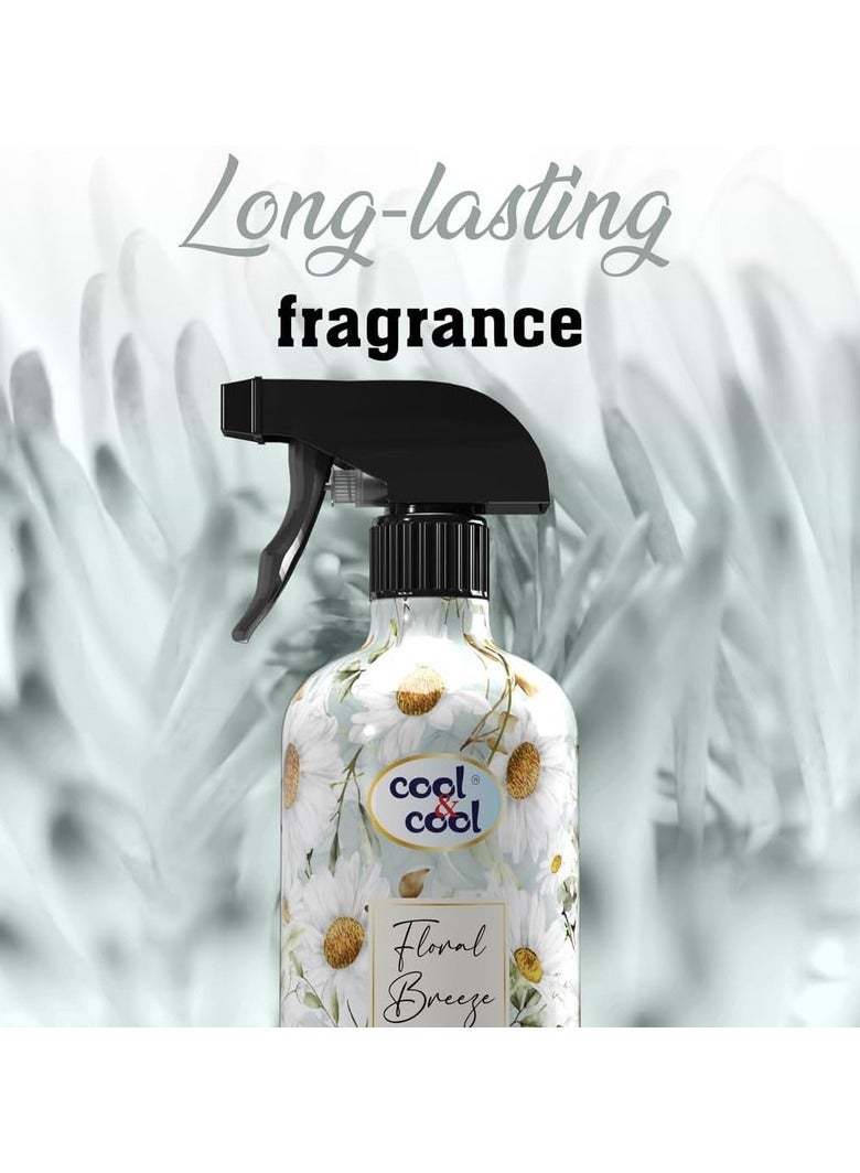 Cool & Cool Floral Breeze Air Freshener Long Lasting Fragrance 500ml  - Image 3