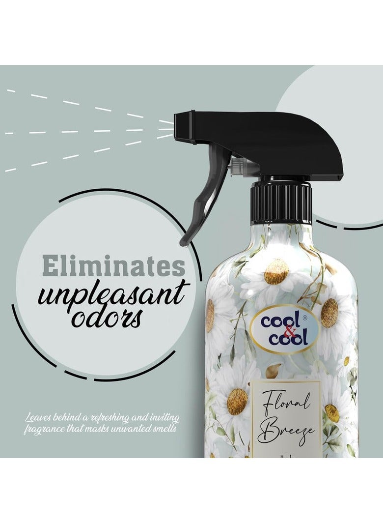 Cool & Cool Floral Breeze Air Freshener Long Lasting Fragrance 500ml  - Image 2