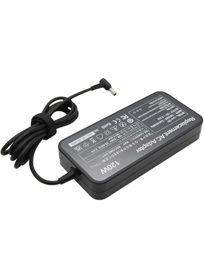 Terabyte 120W Charger UK Plug laptop adapter for ASUS 19V 6.32A 5.5 * 2.5mm for FX504 UX510UW N56J N56VM N750 N500 G50 X750JA PA-1121-28 N53S N55 for ROG GL552VW GL752VW Laptop with Charging Cable - Image 4