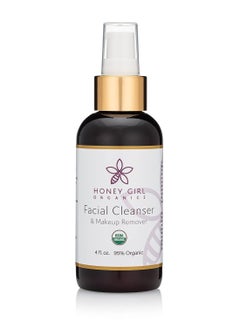 Honey Girl Organics Facial Cleanser, USDA Organic Cleanser & Makeup Remover w/Beeswax, EVOO & Lemon Oil. Remove Dirt, Balance Skin, Ease Inflammation. Naturally has pollen, propolis, royal jelly. 4oz - pzsku/ZEC719434525BDE5A5B9AZ/45/_/1739964667/8a135949-a125-4d17-ba80-e5b171c06c5c