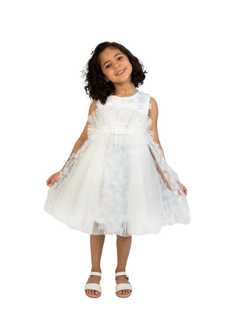 D'Daniela Floral Tulle Dress - Image 1