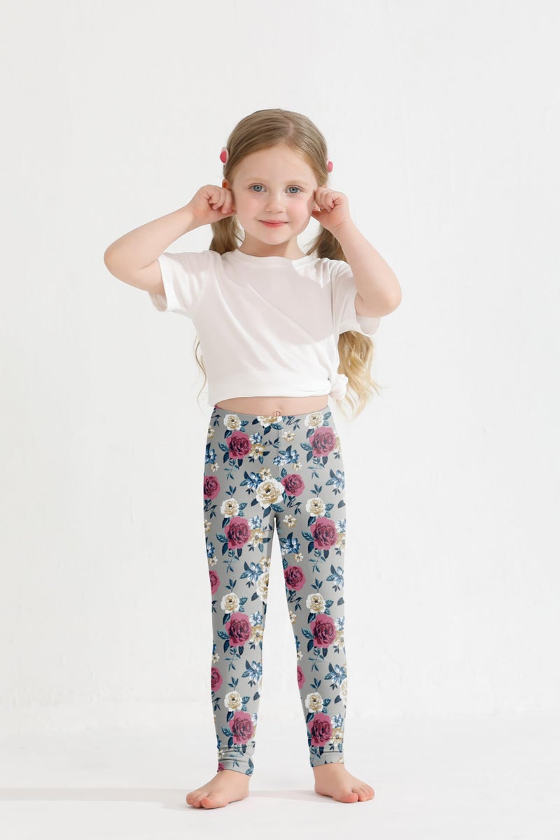Resinta Toddler and Baby Girls Leggings Pants Full Length Cotton Basic Leggings Multipack Stretchy Soft Tights Pants - Image 2