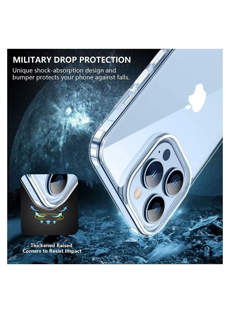IAF iPhone 14 Plus Case 6.7in Anti-Yellowing,Drop Protection with Bumper Shockproof Protective Cover Slim Thin Phone Case iPhone 14 Plus Crystal Clear - Image 3