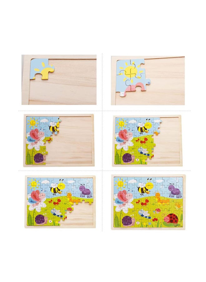 Wooden Puzzles for Kids, Jigsaw Puzzles Preschool Educational Brain Teaser Boards Toys Gifts for Children, Wood Puzzles for 3 4 5 6 Year Old Boys Girls - Image 3