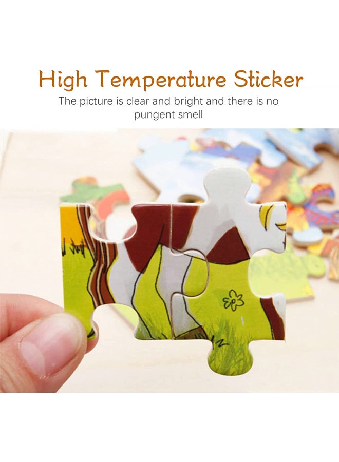 Wooden Puzzles for Kids, Jigsaw Puzzles Preschool Educational Brain Teaser Boards Toys Gifts for Children, Wood Puzzles for 3 4 5 6 Year Old Boys Girls - Image 5