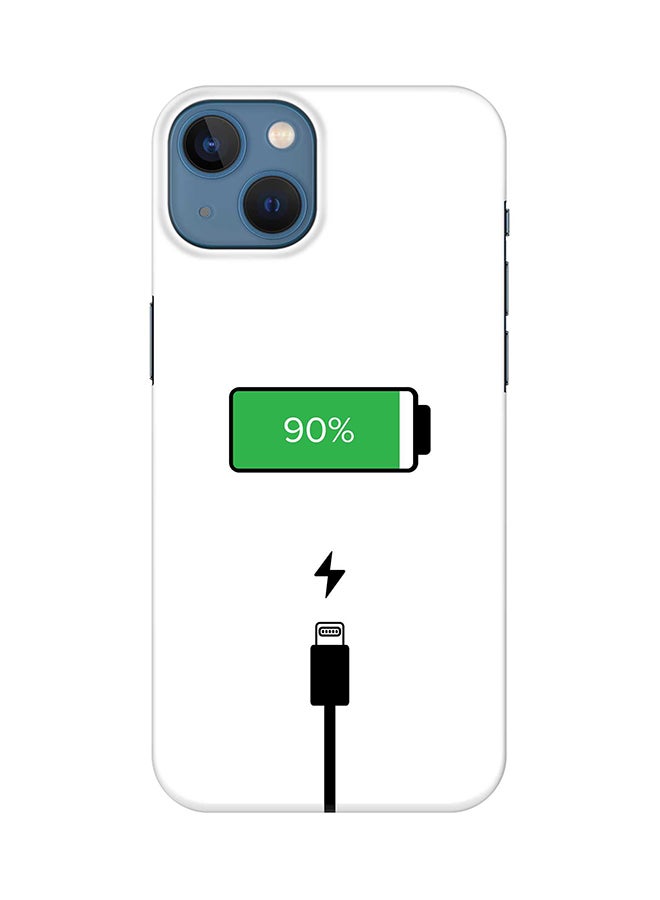 Stylizedd Case for Apple iPhone 14 Plus Case Slim Snap Classic Series Mobile Cover Hard PC Shield Matte Finish Print - Battery Charging