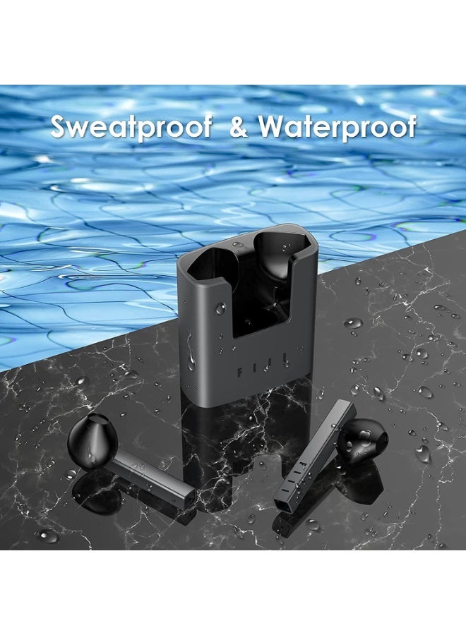 فيل فييل سي سي نانو | سماعات أذن لاسلكية حقيقية | بلوتوث ٥.٢ | تحكم بالصوت بتقنية الذكاء الاصطناعي | بطارية تدوم ٣٢ ساعة | مقاومة للماء IPX4 | صوت جهير عالي الدقة | تحكم باللمس | دعم التطبيقات - Image 5