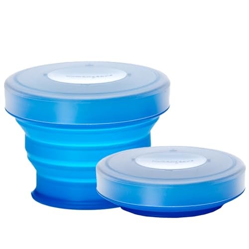 humangear GoCup | Compact Storage | On the Go Cup | BPA-free, PC-free, Phthalate-Free, Large (8 fl.oz/237ml), Blue - Image 1
