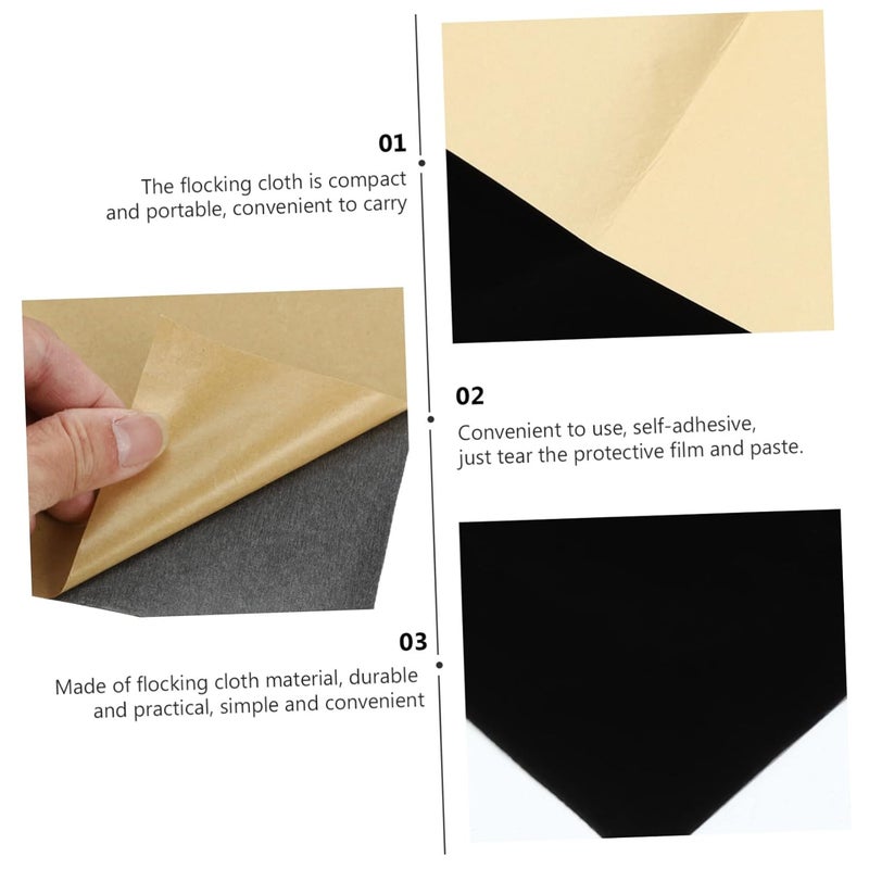 1pc Self Adhesive Flocking Liner for Jewelry Box and Furniture Fabric for Crafting and Home Decor - Image 3