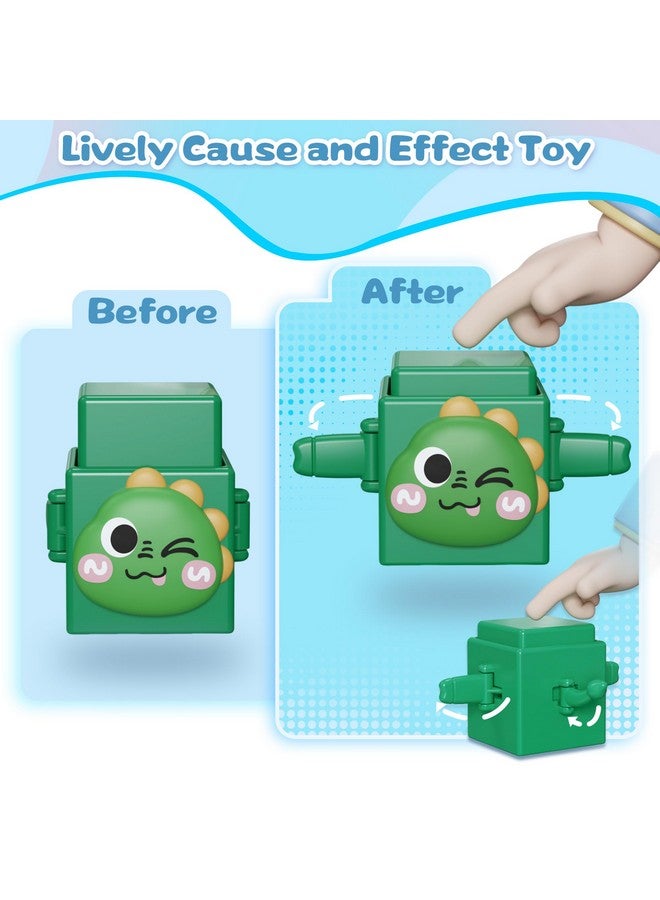 iPlay, iLearn لعبة stacking iPlay و iLearn للأطفال، مجموعة كتل stacking الحيوانية للأطفال الصغار، مكعبات قابلة للضغط للتكديس، هدايا تعليمية حسية من مونتيسوري للأطفال من 18 إلى 24 شهرًا و 2 و 3 و 4 سنوات للأولاد والبنات. - Image 2