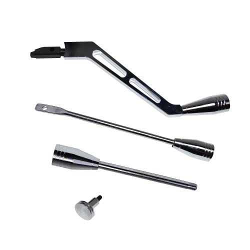 A-Team Performance - Polished Billet Aluminum Column Shifter Lever Turn Signal Hazard Boots Tilt - Compatible with GM Column 1967 to 1994 Chevrolet Buick Oldsmobile Pontiac and Cadillac - Image 2