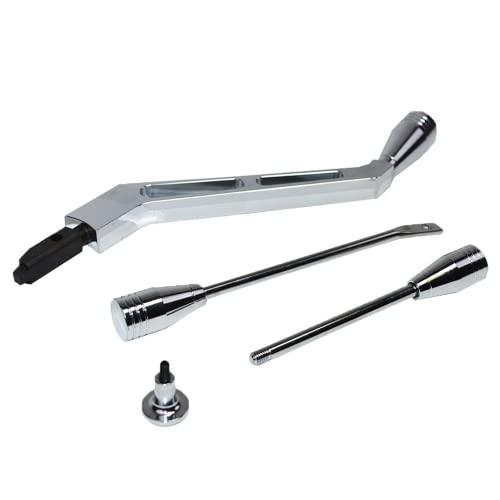 A-Team Performance - Polished Billet Aluminum Column Shifter Lever Turn Signal Hazard Boots Tilt - Compatible with GM Column 1967 to 1994 Chevrolet Buick Oldsmobile Pontiac and Cadillac - Image 1