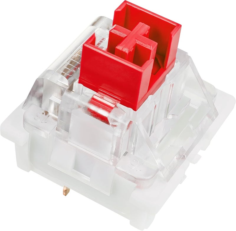 MarsHopper OUTEMU Red Switch 3-Pin Key Switch Replacemen - Cherry MX Equivalent DIY Replaceable Switches for Mechanical Gaming Keyboards(30PCS) - Image 1