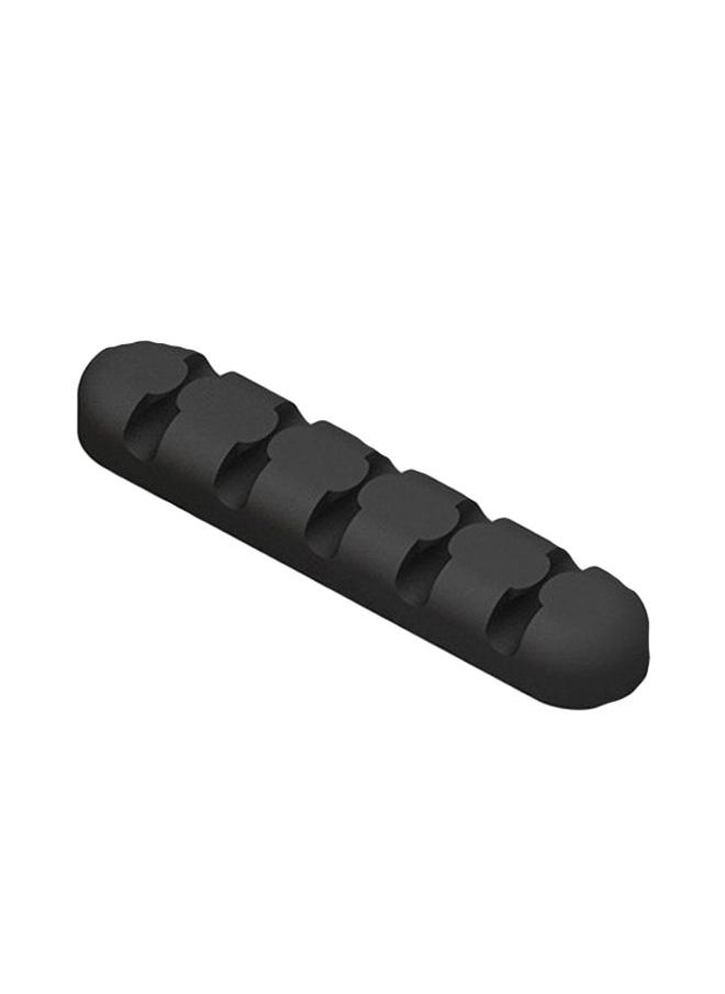 NIBEMINENT - Cable Storage Mouse Wire Holder Black/Silver - Image 1