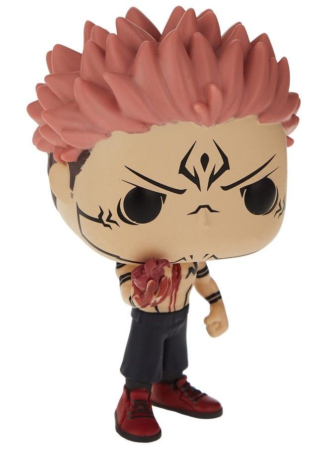 Funko Jujutsu Kaisen Pop & Buddy! Animation Vinyl Figurine Sukuna W/Heart 9 Cm  - Image 1
