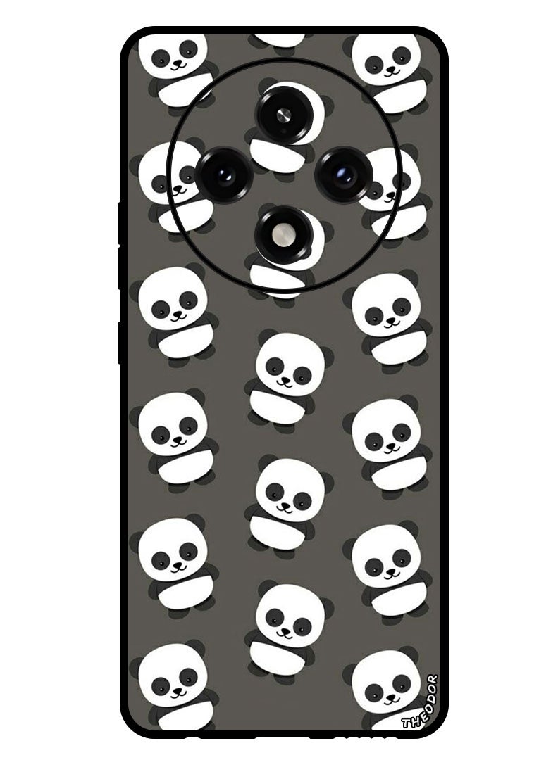 Theodor Protective Case Anti Scratch Shock Proof Bumper Cover For Oppo A3 Pro Panda - Image 1