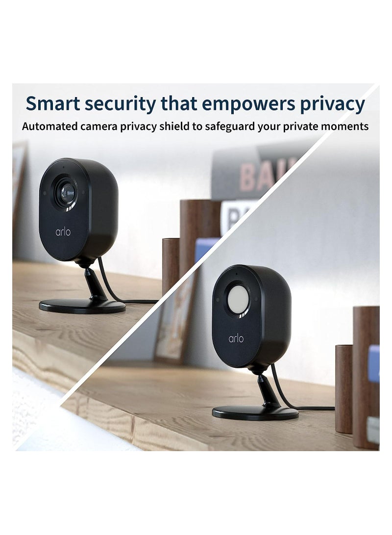 Arlo Essential Indoor Camera - 1080p Video with Privacy Shield, Plug-in, Night Vision, 2-Way Audio, Siren, Direct to WiFi No Hub Needed, Wireless Security - Image 2