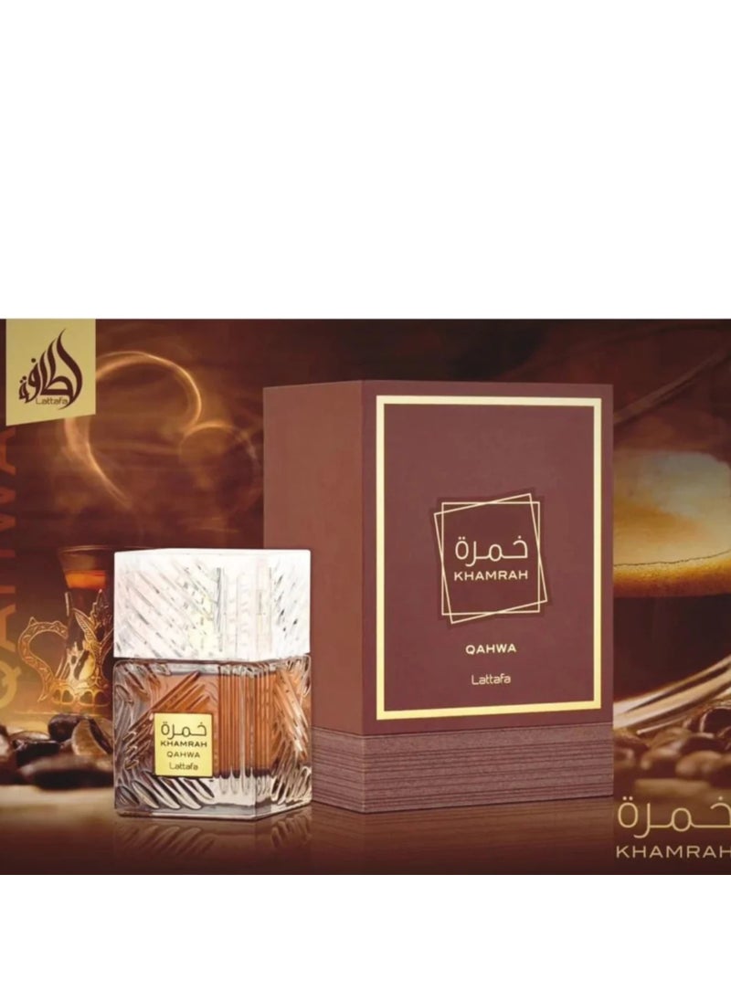 Lattafa - Lattafa Khamrah Qahwa Eau de Parfum for Unisex 100 ml🌟🌟🌟🌟🌟 - Image 1
