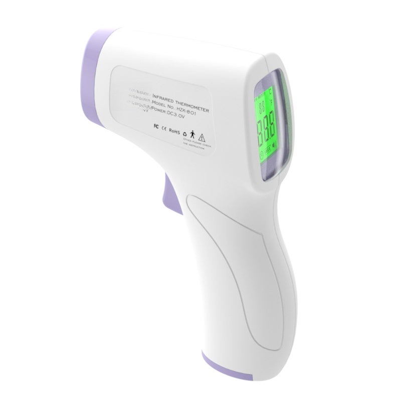 Infrared Thermometer: White High-precision Infrared Sensor - Stable Reliable Performance Dual-mode Temperature Tester for Home Daily Health Monitoring & Ambient Object Measurement - Image 4