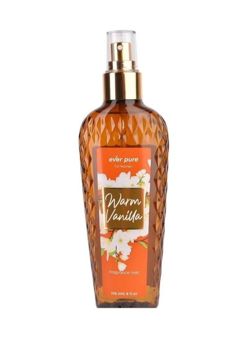 Fragrance Mist for Women Warm Vanilla 236 ml