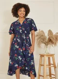 MELA LONDON navy floral