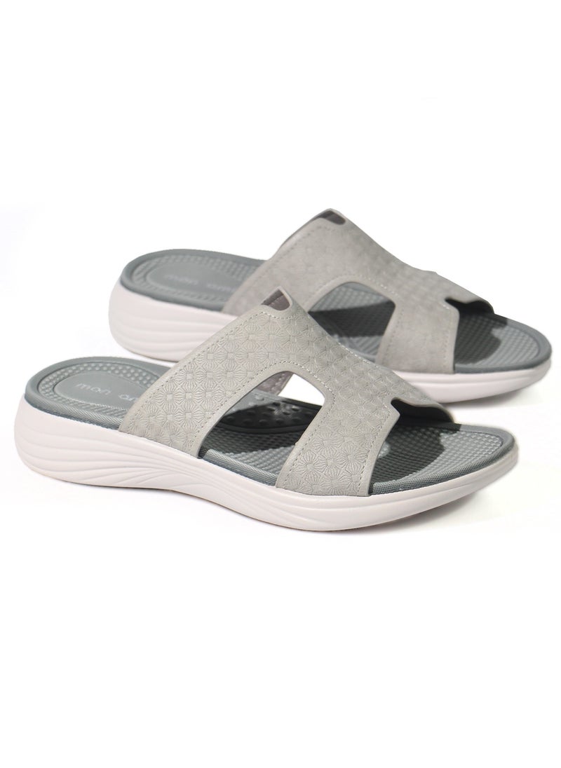Mon Ami Flat Sandals for Women | Open Toe, Casual Slide Women Shoes for Girls & Ladies | Lightweight Girls Super Comfy Sandals  - Image 1