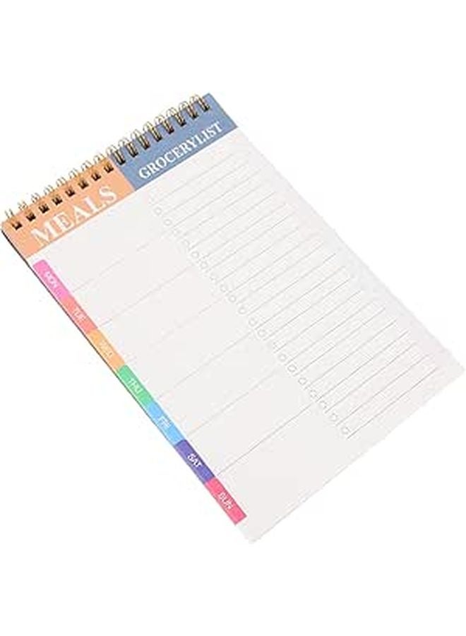 Spiral Bound A5 Daily Planner Notepad 50 Pages with Tear Off Sheets for Time Management To Do List Work Study Desk Organizer - Image 1