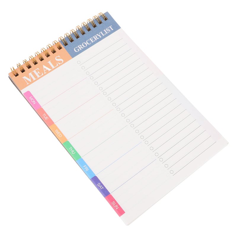 Spiral Bound A5 Daily Planner Notepad 50 Pages with Tear Off Sheets for Time Management To Do List Work Study Desk Organizer - Image 2