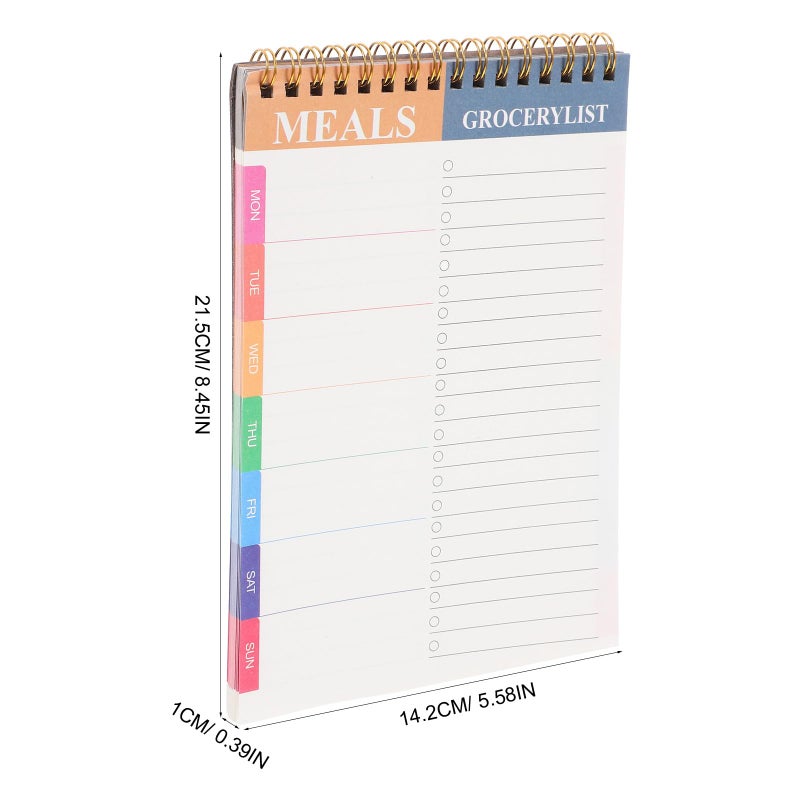 Spiral Bound A5 Daily Planner Notepad 50 Pages with Tear Off Sheets for Time Management To Do List Work Study Desk Organizer - Image 3