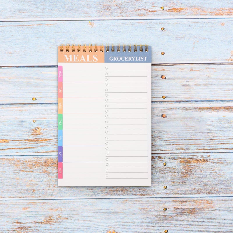 Spiral Bound A5 Daily Planner Notepad 50 Pages with Tear Off Sheets for Time Management To Do List Work Study Desk Organizer - Image 5