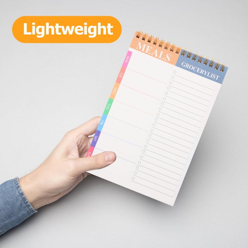 Spiral Bound A5 Daily Planner Notepad 50 Pages with Tear Off Sheets for Time Management To Do List Work Study Desk Organizer - Image 4