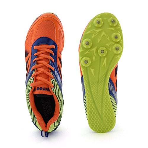 Vector X Bolt Spike Running Shoes Orange - Size-10 - Image 3